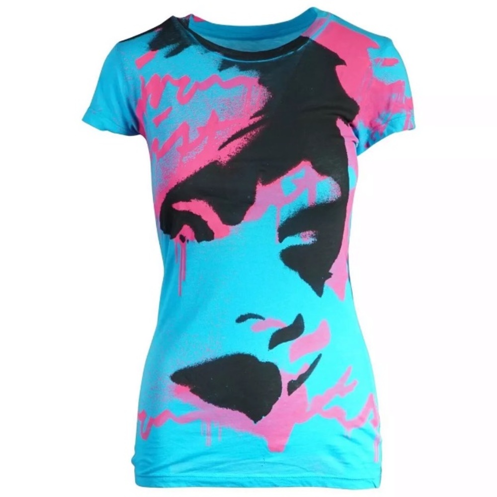 Blondie Debbie Harry Punk Goddess Iron Fist Shirt size S